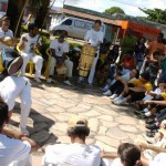 Roda de Capoeira com a presença do Mestre Cabello
